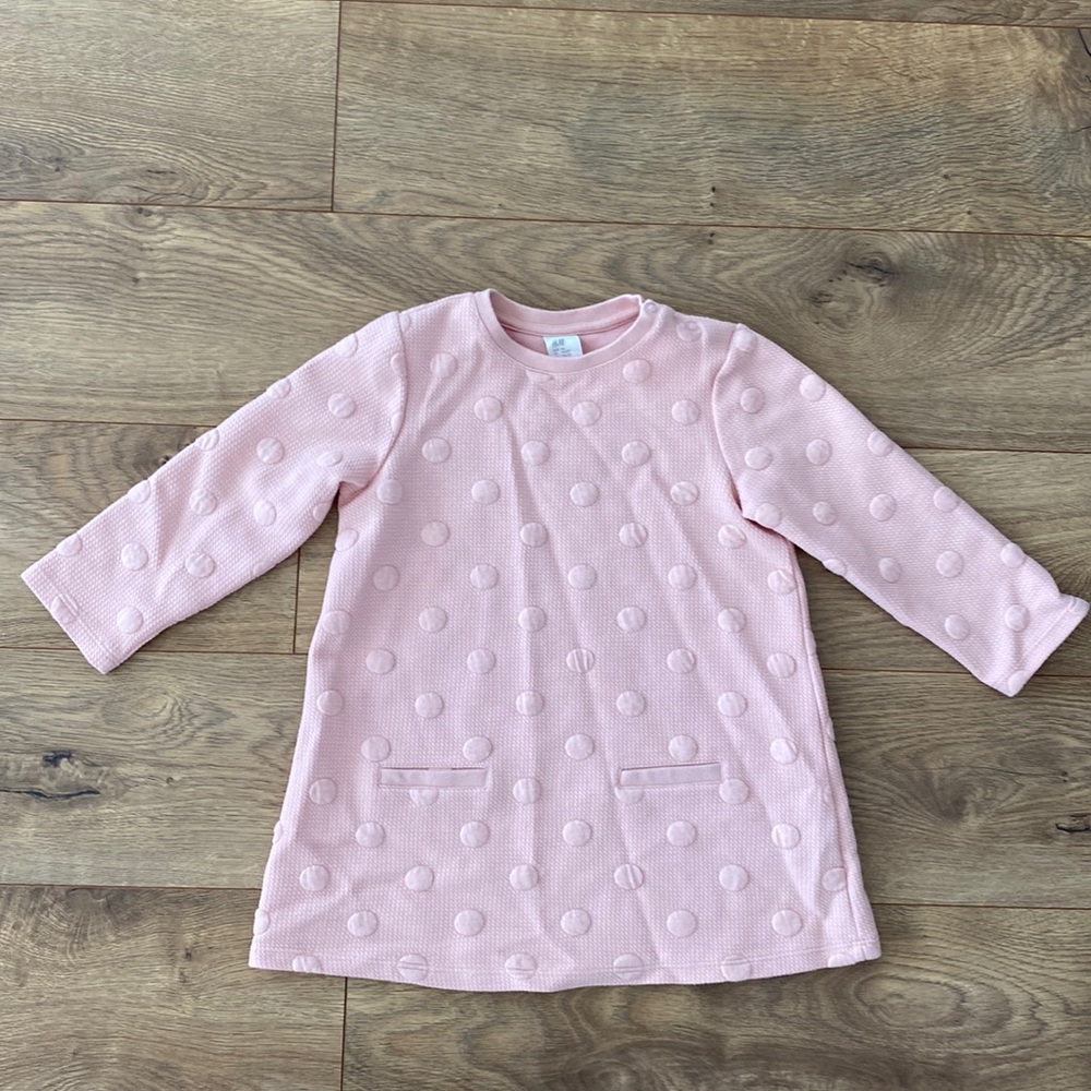 Toddler girls polka dot dress (size 1.5- 2 years)